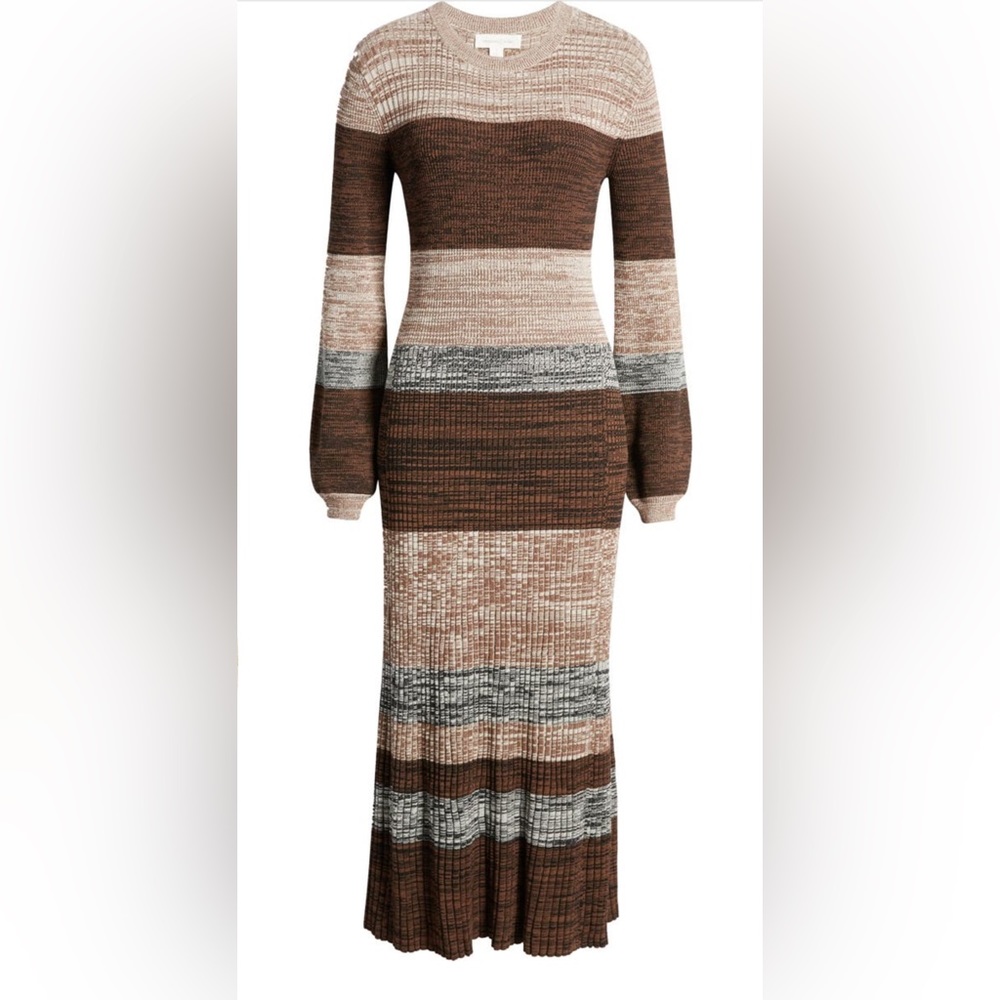 Treasure and Bond striped ribbed maxi
